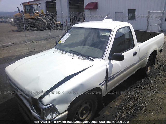 JT4RN81P4S5204549 - 1995 TOYOTA PICKUP 1/2 TON SHORT WHLBSE DX WHITE photo 2