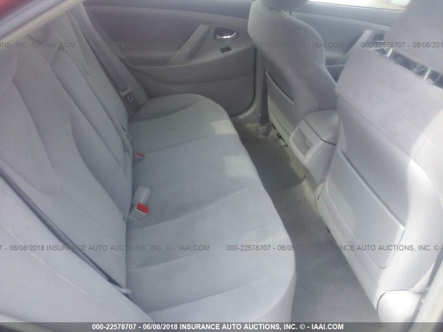 4T1BE46K27U065649 - 2007 TOYOTA CAMRY NEW GENERAT CE/LE/XLE/SE RED photo 8