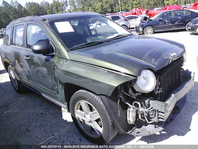 1J4FT47B39D134002 - 2009 JEEP COMPASS SPORT GREEN photo 1