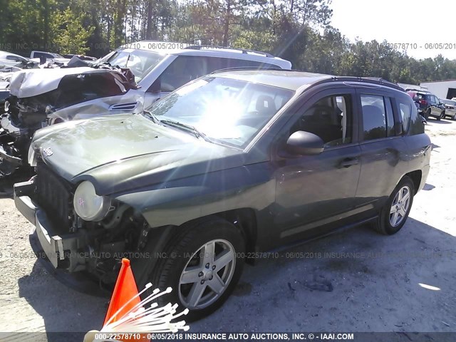 1J4FT47B39D134002 - 2009 JEEP COMPASS SPORT GREEN photo 2