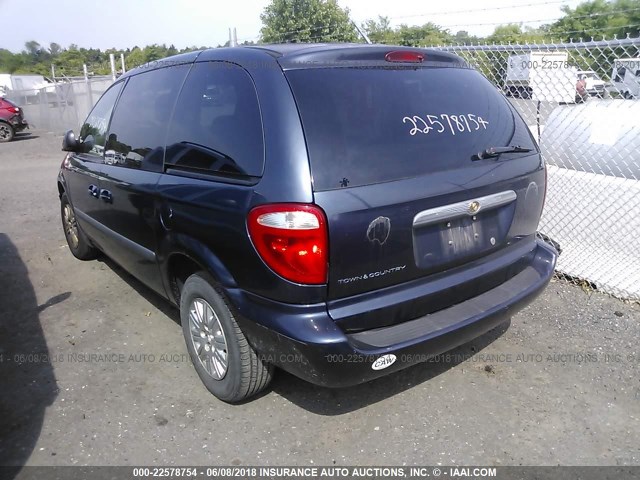 1A4GJ45R57B207213 - 2007 CHRYSLER TOWN & COUNTRY LX Dark Blue photo 3