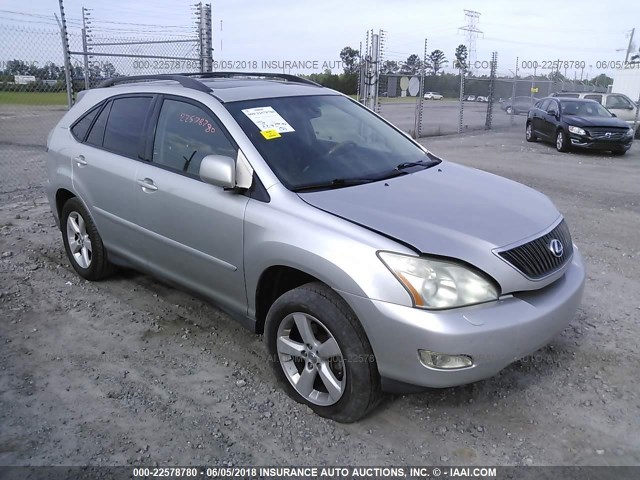 2T2HA31U34C023363 - 2004 LEXUS RX 330 SILVER photo 1