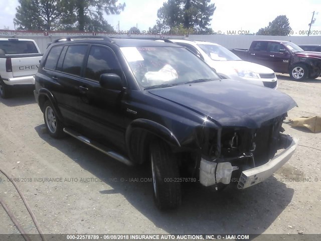 JTEHF21A520063601 - 2002 TOYOTA HIGHLANDER LIMITED BLACK photo 1