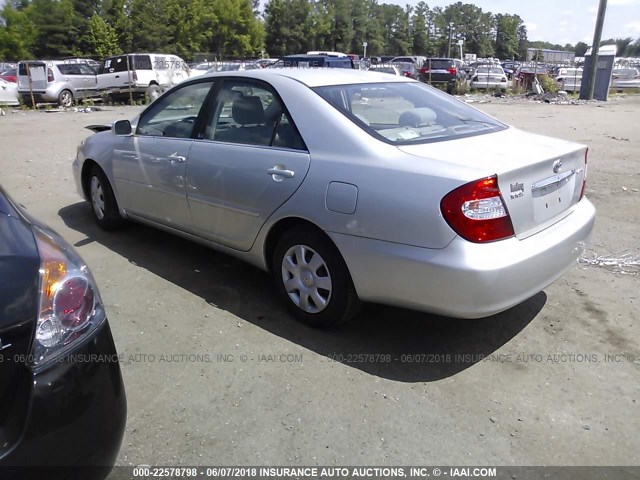 4T1BE30K73U712883 - 2003 TOYOTA CAMRY LE/XLE/SE 银色 照片 3