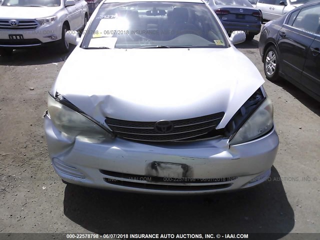 4T1BE30K73U712883 - 2003 TOYOTA CAMRY LE/XLE/SE 银色 照片 6