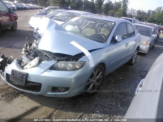 JM1BK32F181114309 - 2008 MAZDA 3 I Light Blue photo 2