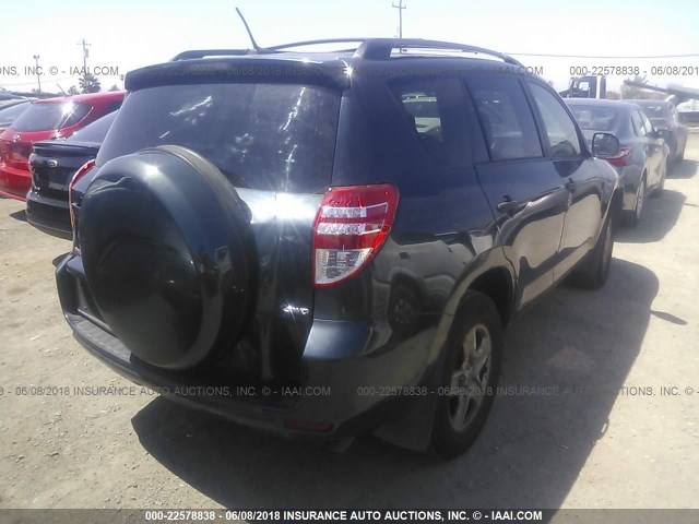 JTMBF4DV0A5027272 - 2010 TOYOTA RAV4 BLUE photo 4