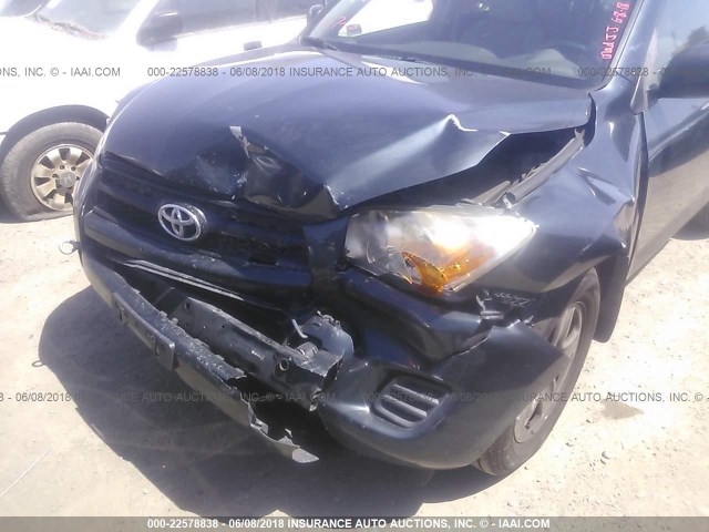 JTMBF4DV0A5027272 - 2010 TOYOTA RAV4 BLUE photo 6