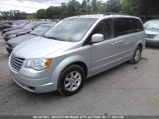 2A8HR54P68R729708 - 2008 CHRYSLER TOWN & COUNTRY TOURING SILVER photo 2
