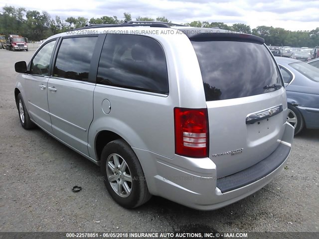 2A8HR54P68R729708 - 2008 CHRYSLER TOWN & COUNTRY TOURING SILVER photo 3