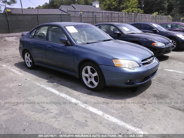 4S3BL626367219619 - 2006 SUBARU LEGACY 2.5I LIMITED BLUE photo 1