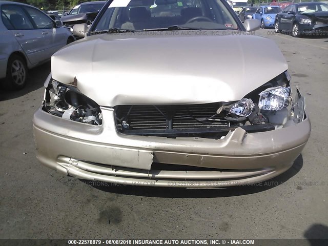 JT2BG22K810599609 - 2001 TOYOTA CAMRY CE/LE/XLE BEIGE photo 6