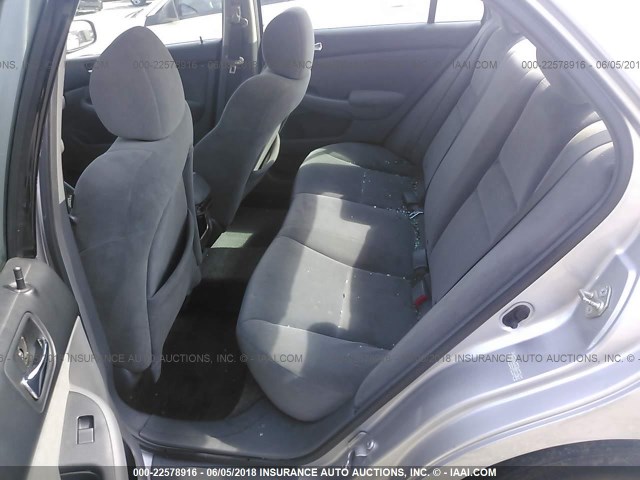 1HGCM56106A150094 - 2006 HONDA ACCORD VALUE SILVER photo 8