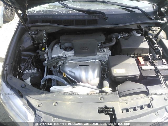 4T1BF1FKXFU065764 - 2015 TOYOTA CAMRY LE/XLE/SE/XSE BLACK photo 10