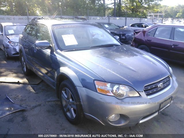 4S4BP86C354351890 - 2005 SUBARU LEGACY OUTBACK H6 R LL BEAN BLUE photo 1