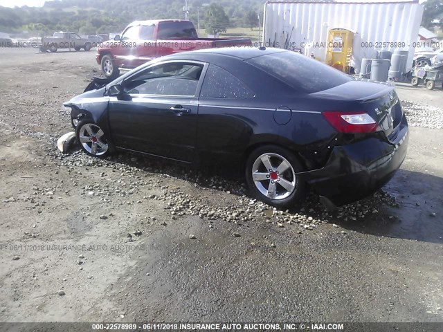 2HGFG12938H538417 - 2008 HONDA CIVIC EXL 黑色 照片 3