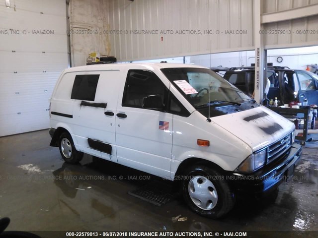 1FTDA14U2TZA57365 - 1996 FORD AEROSTAR WHITE photo 1