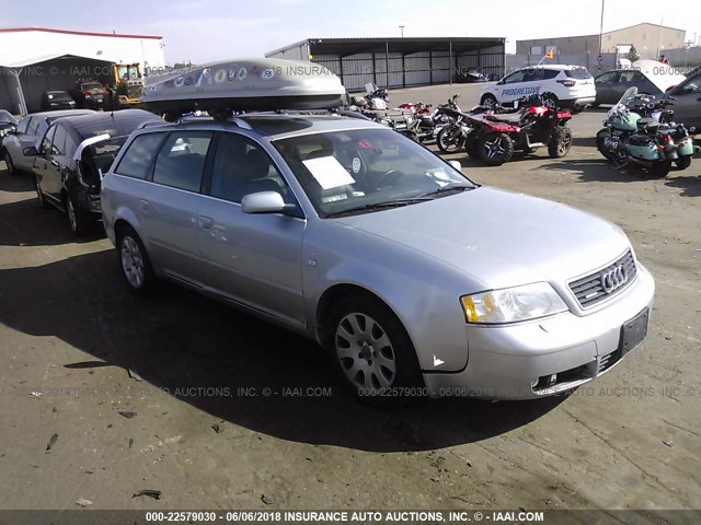 WAUDA34B0XN107572 - 1999 AUDI A6 AVANT QUATTRO SILVER photo 1