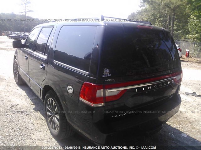 5LMJJ2HT5FEJ04760 - 2015 LINCOLN NAVIGATOR 黑色 照片 3