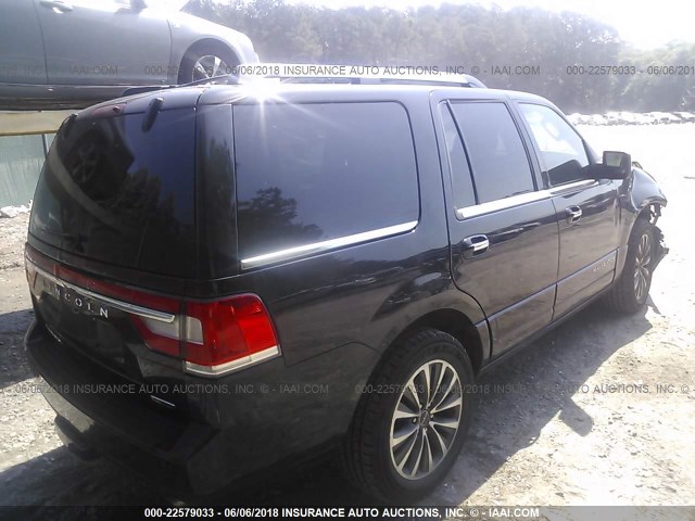 5LMJJ2HT5FEJ04760 - 2015 LINCOLN NAVIGATOR 黑色 照片 4