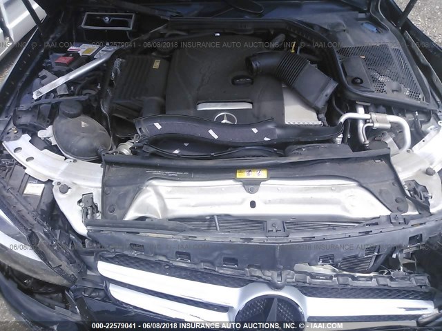 55SWF4KBXGU147922 - 2016 MERCEDES-BENZ C 300 4MATIC BLACK photo 10