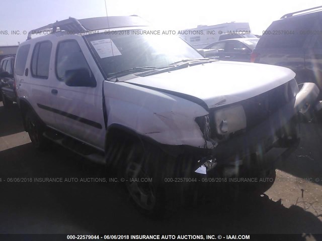 5N1ED28T31C544122 - 2001 NISSAN XTERRA XE/SE WHITE photo 1