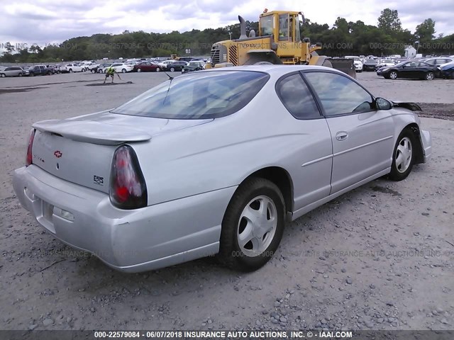 2G1WX15K429244385 - 2002 CHEVROLET MONTE CARLO SS ნაცრისფერი ფოტო 4
