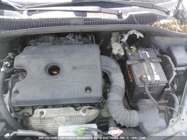 JS2YC415985103255 - 2008 SUZUKI SX4 CONVENIENCE/TOURING BLUE photo 10