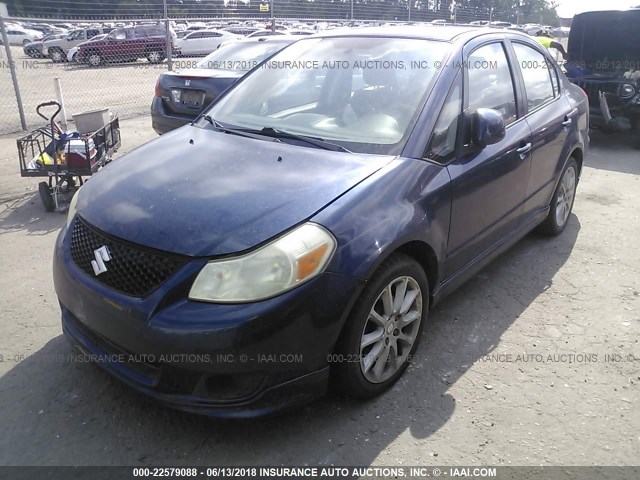 JS2YC415985103255 - 2008 SUZUKI SX4 CONVENIENCE/TOURING BLUE photo 2