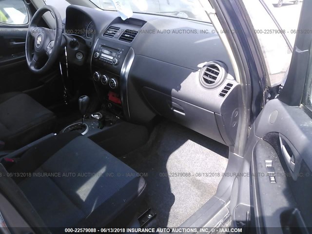 JS2YC415985103255 - 2008 SUZUKI SX4 CONVENIENCE/TOURING BLUE photo 5