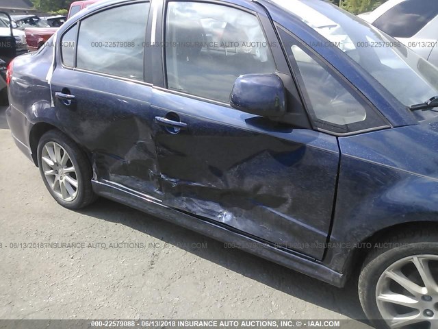 JS2YC415985103255 - 2008 SUZUKI SX4 CONVENIENCE/TOURING BLUE photo 6