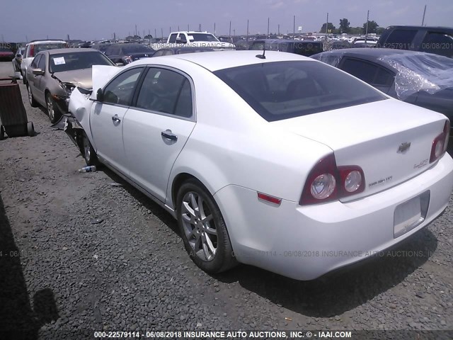 1G1ZE5E73BF245959 - 2011 CHEVROLET MALIBU LTZ 白色 照片 3
