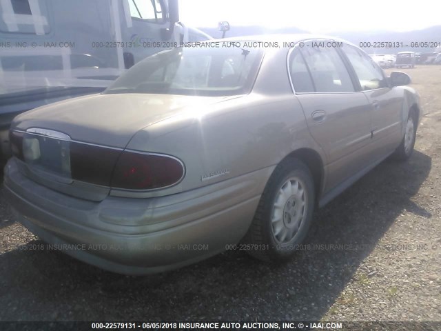 1G4HR54K92U152741 - 2002 BUICK LESABRE LIMITED TAN photo 4