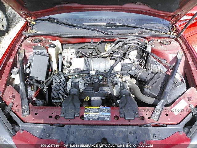 2G2WP552471161211 - 2007 PONTIAC GRAND PRIX RED photo 10