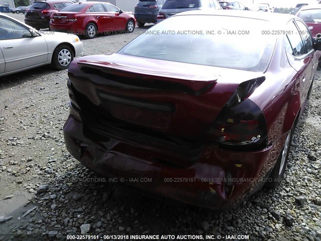 2G2WP552471161211 - 2007 PONTIAC GRAND PRIX RED photo 6