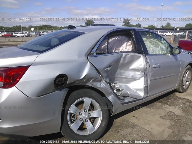 1G11B5SA3DF182791 - 2013 CHEVROLET MALIBU LS SILVER photo 6