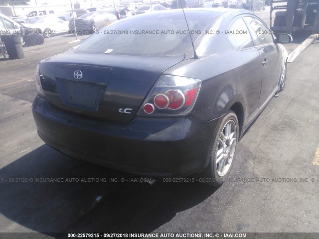 JTKDE167180249201 - 2008 TOYOTA SCION TC 黑色 照片 4