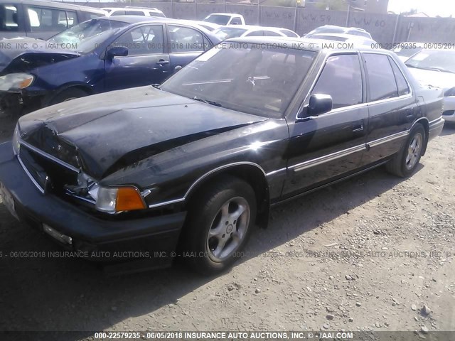 JH4KA4669JC030850 - 1988 ACURA LEGEND LS BLACK photo 2