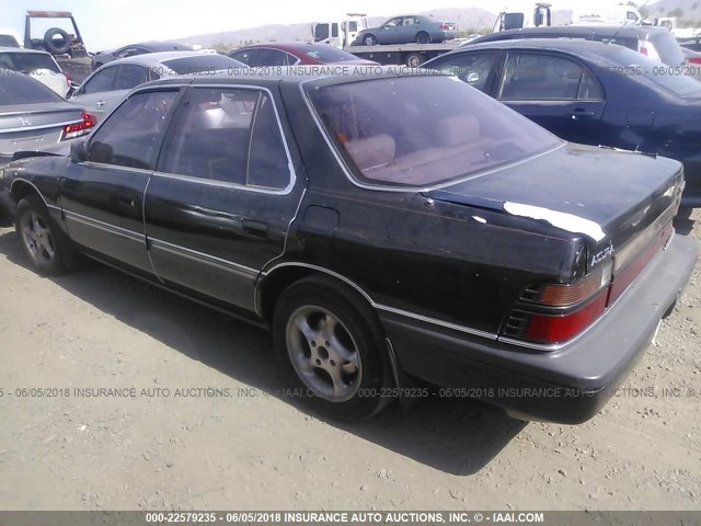 JH4KA4669JC030850 - 1988 ACURA LEGEND LS BLACK photo 3