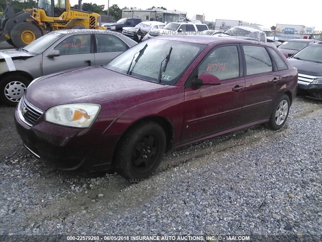 1G1ZT61806F101883 - 2006 CHEVROLET MALIBU MAXX LT MAROON photo 2