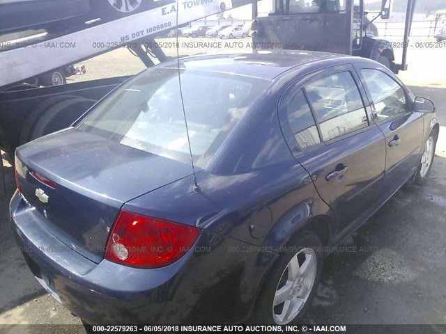 1G1AF5F5XA7132638 - 2010 CHEVROLET COBALT 2LT BLUE photo 4