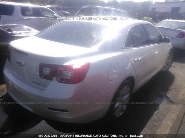 1G11H5SA9DF349203 - 2013 CHEVROLET MALIBU LTZ 白色 照片 4