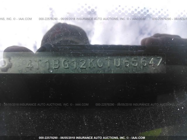 4T1BG12K0TU656474 - 1996 TOYOTA CAMRY DX/LE/XLE GOLD photo 9