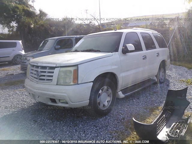1GYEC63TX3R206510 - 2003 CADILLAC ESCALADE LUXURY أبيض صورة 2