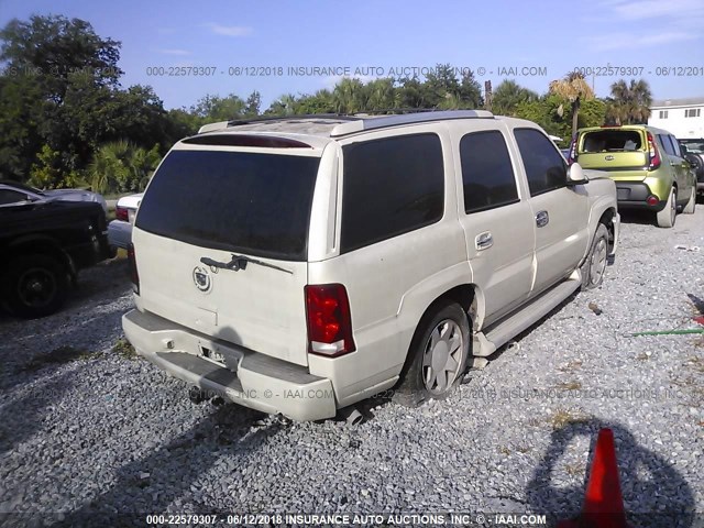 1GYEC63TX3R206510 - 2003 CADILLAC ESCALADE LUXURY أبيض صورة 4