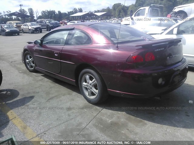 4B3AG42G54E133704 - 2004 DODGE STRATUS SXT MAROON photo 3