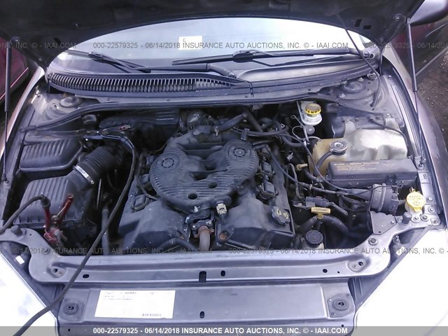 2B3HD46R74H615877 - 2004 DODGE INTREPID SE GRAY photo 10