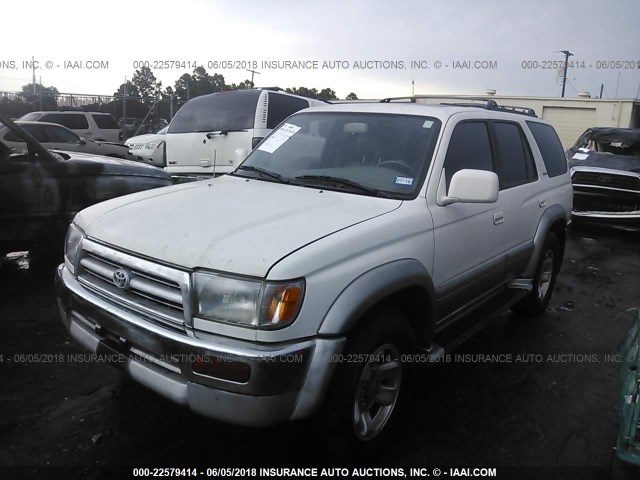 JT3GN87R8V0029258 - 1997 TOYOTA 4RUNNER LIMITED WHITE photo 2