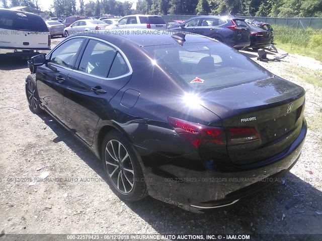 19UUB2F53FA013016 - 2015 ACURA TLX TECH BROWN photo 3