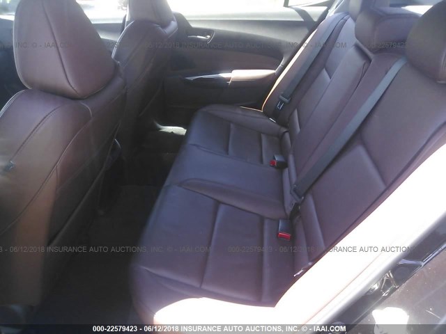19UUB2F53FA013016 - 2015 ACURA TLX TECH BROWN photo 8